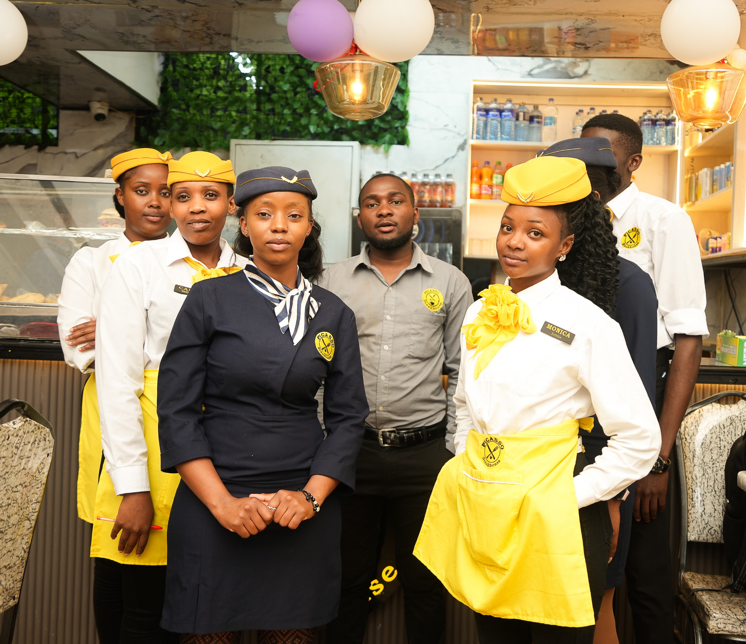 Catering staff at Picasso Steakhouse