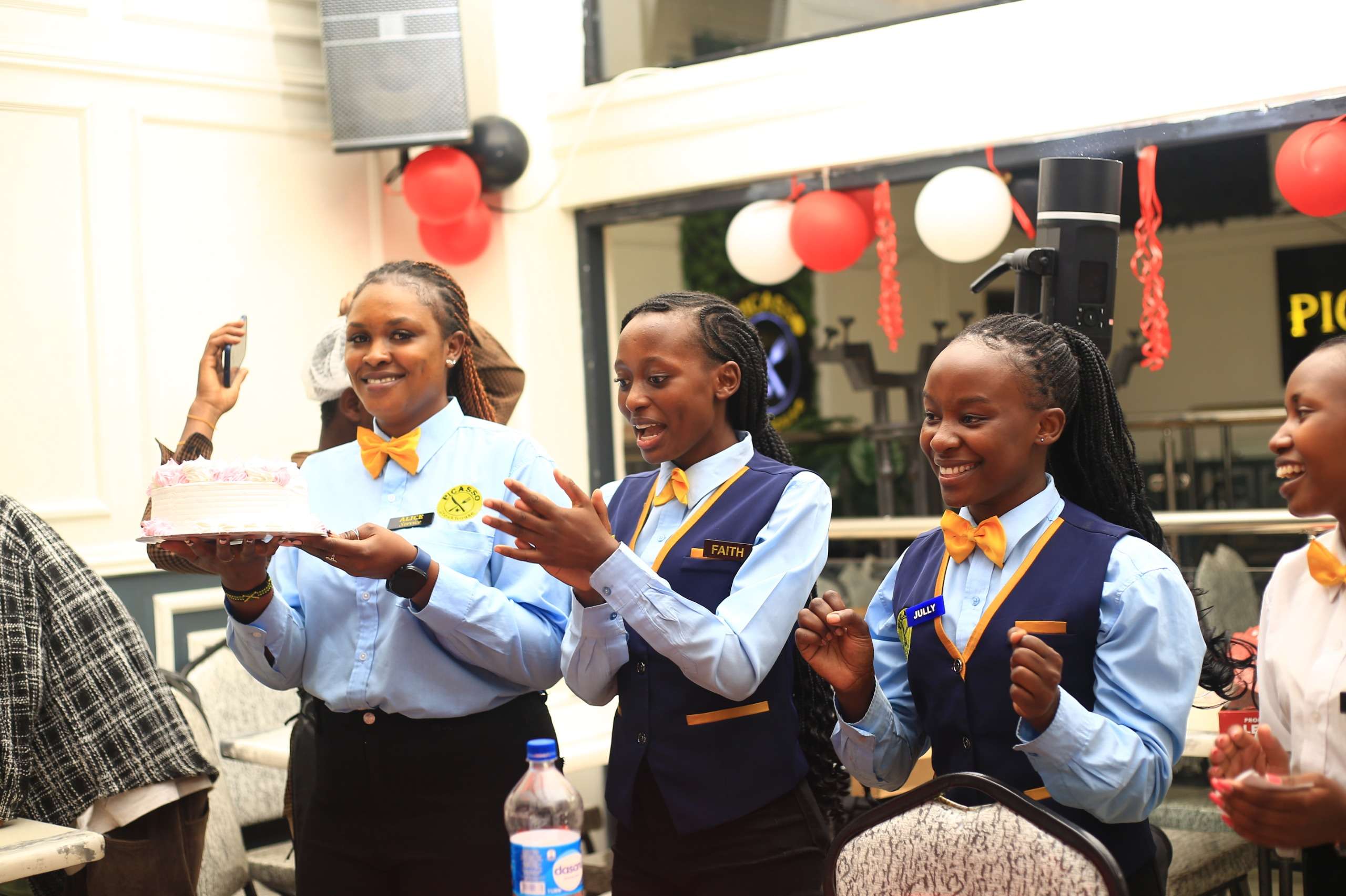 Elegantly iced cake perfect for birthdays, weddings, or anniversaries