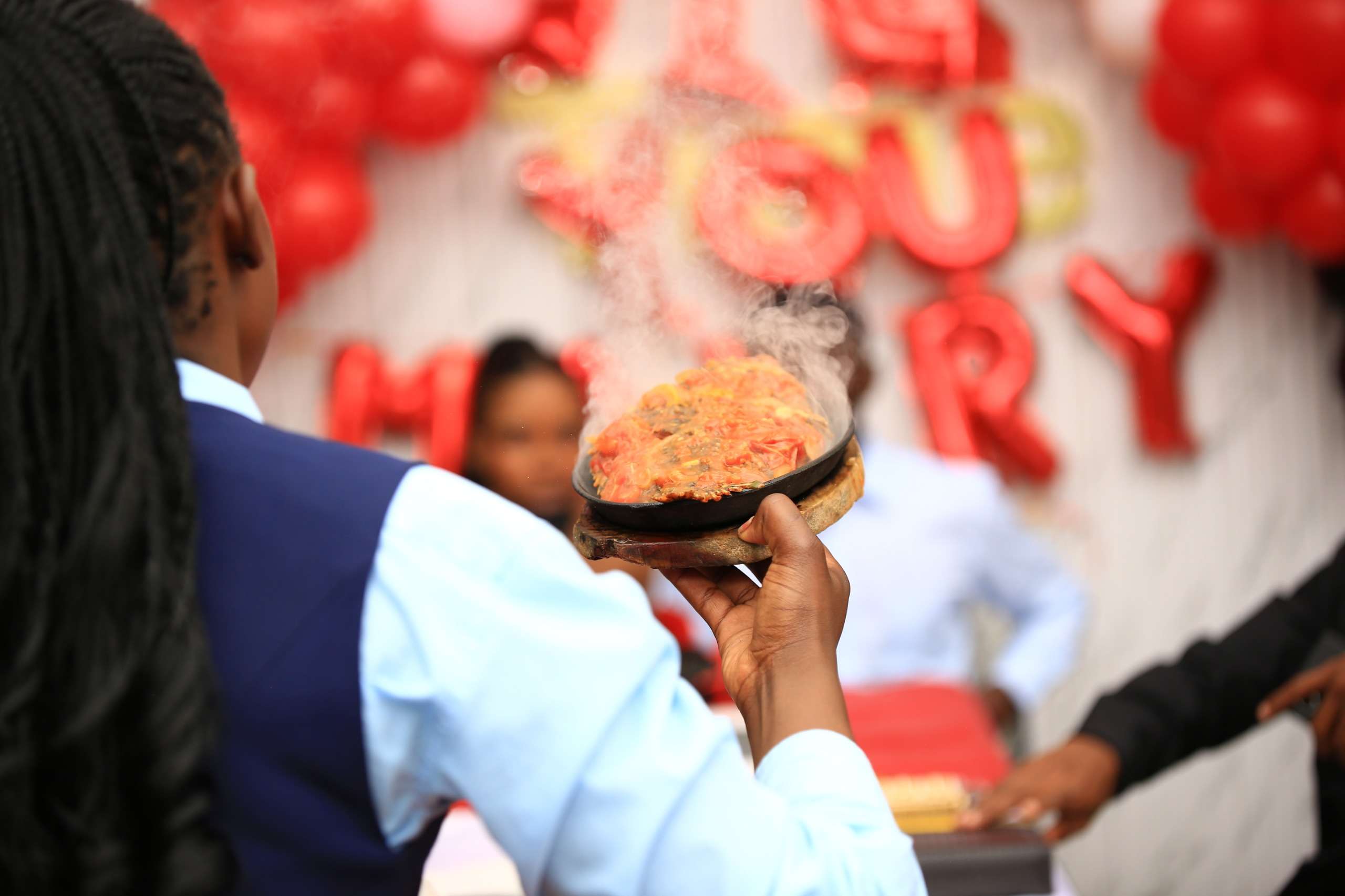 Stylish interior seating prepared for dine-in guests