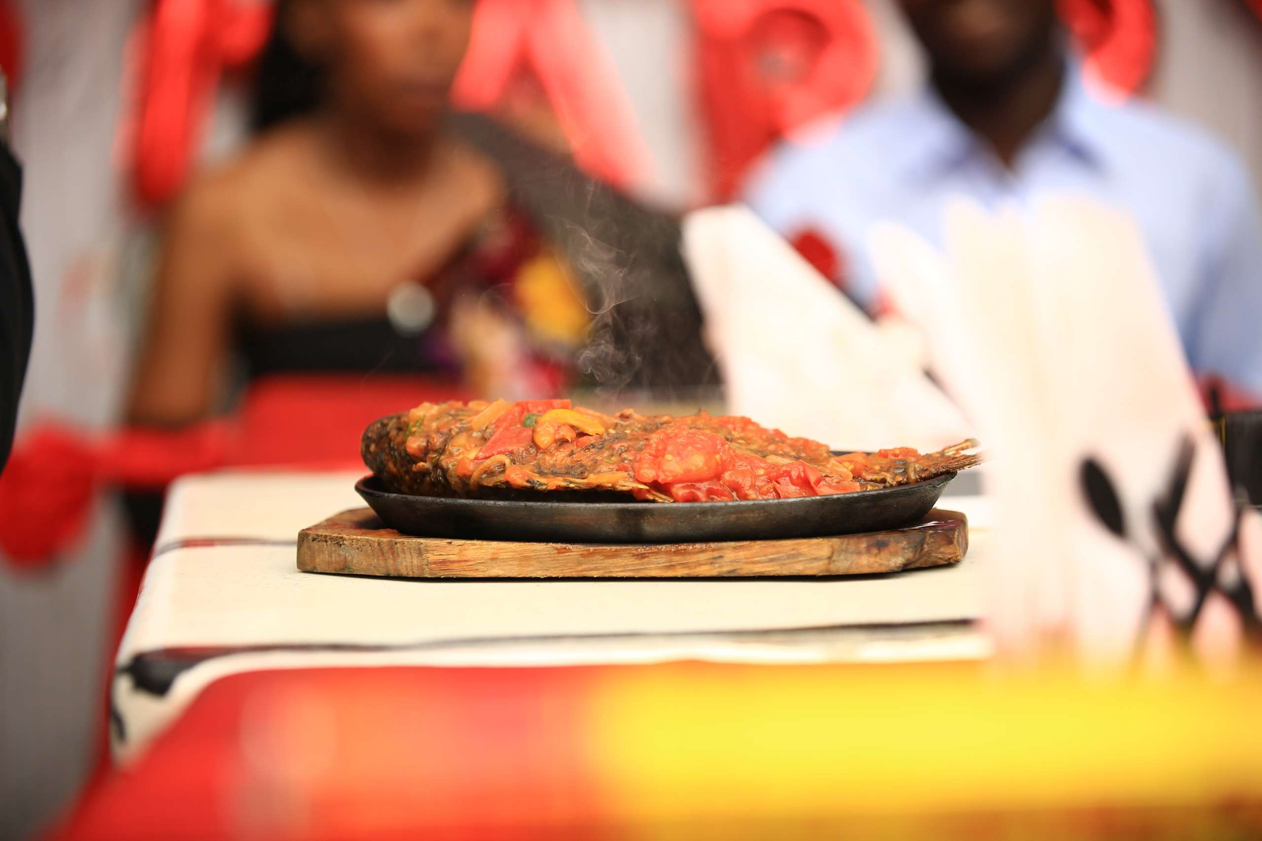 Deliciously cooked meal ready for dining